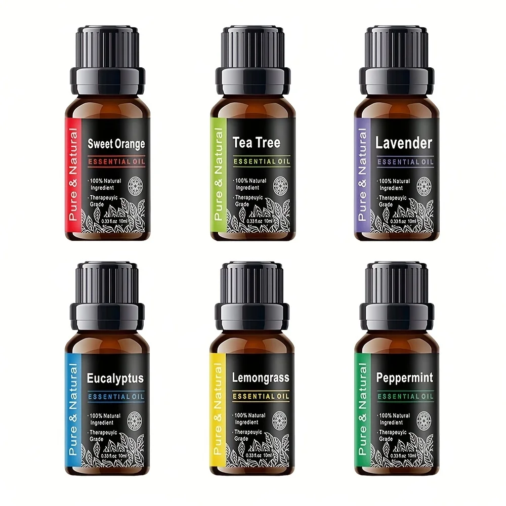 InnoGear Ultrasonic Aromatherapy Diffuser with 6 Essential Oils, Remote Control Cool Mist Humidifier, 18.6oz Capacity, with Auto