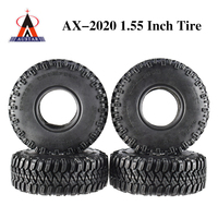 High Quality AUSTAR 1.55 Inch Climbing Tire 4PCS Rubber Wheel Tire for 1/10 Axial AX90069 RC Rock Crawler Car