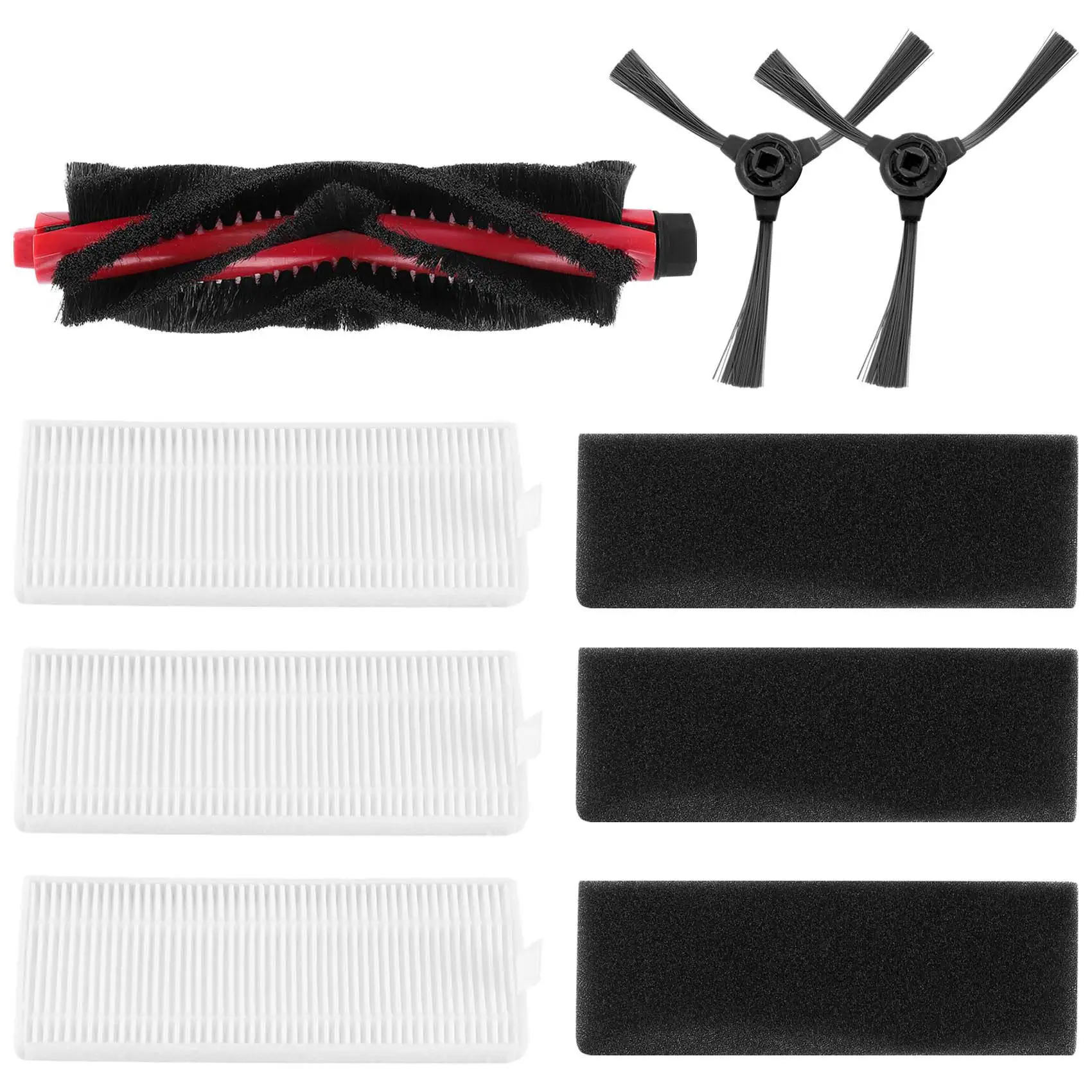 DHIPP-Roller Spazzola Laterale Filtro HEPA Per Lefant M520/M501-B/M501-A/M571/T700/T800/K7 Robot Aspirapolvere Kit di Accessori Parti