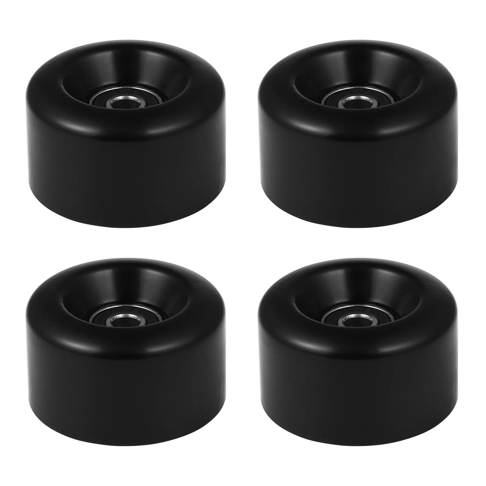 

4Pcs Roller Skating Wheels PU Double Row Wear Resistant Pressure Resistant Replacement Skates Accessories Outdoor Skating Supply