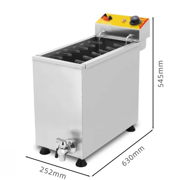 Commercial Gas/Electric Cheese Hot Dog Fryer Hot Dog Stick Machine