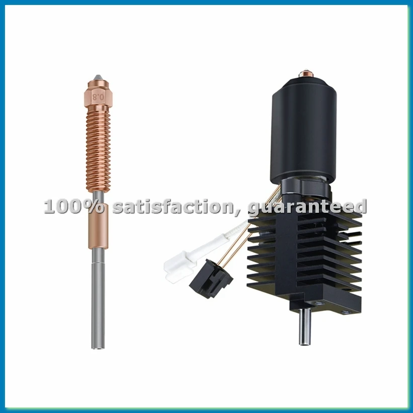 Hotend Kit for K2 Plus Ceramic Heating Block Replacement Hot End for 3D Printer Parts Quick-Swap Nozzle 0.8mm-A56M