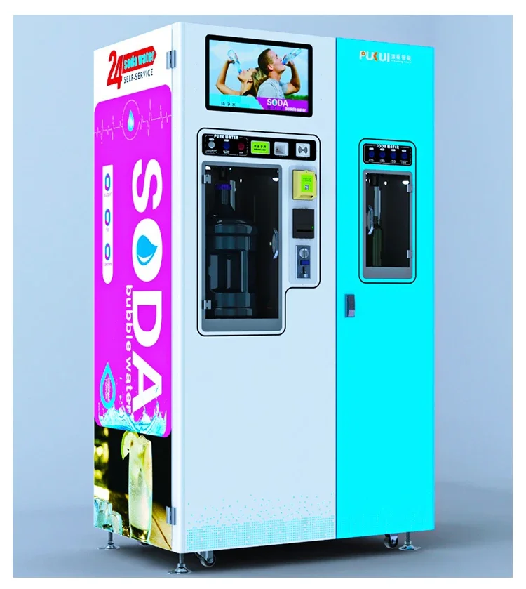 Flavors Cold Profesional Dispenser Carbonated Drink Making  Soda Water Vending Machine