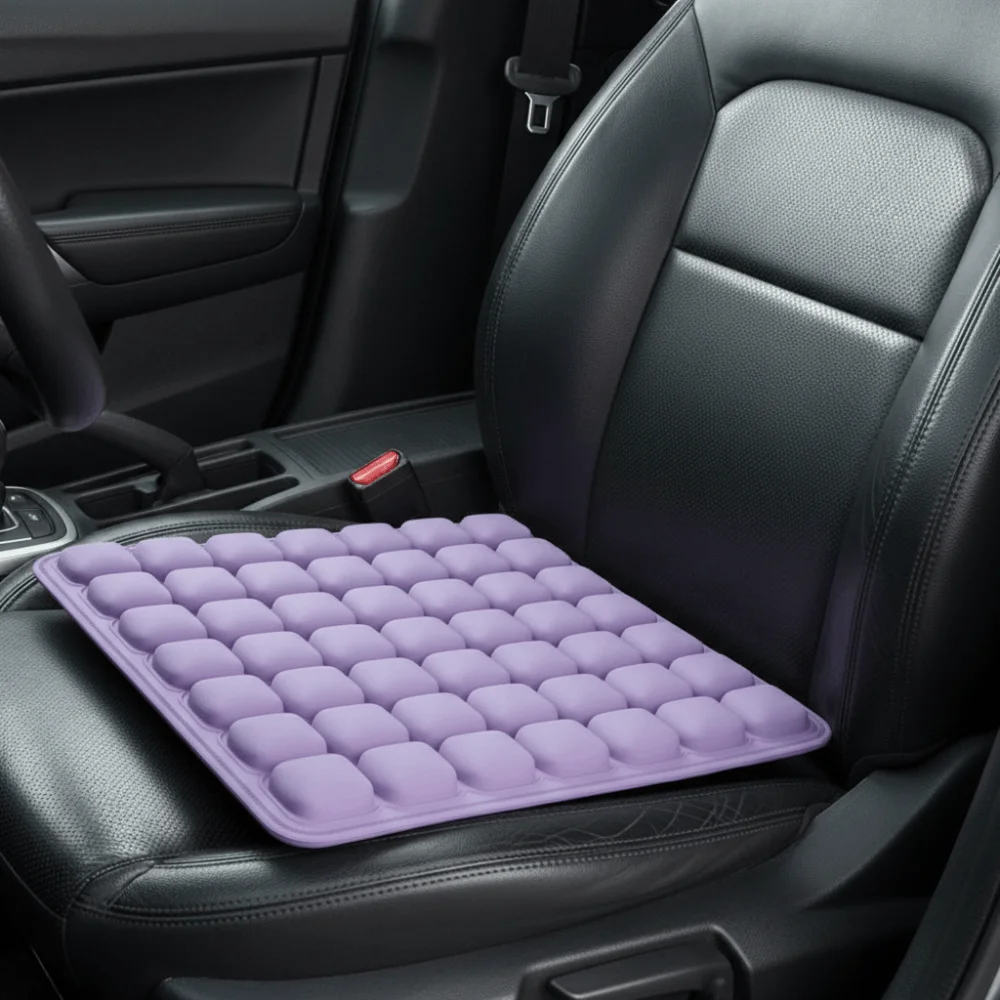 Portable 3D Air Cell Seat Cushion Breathable Square Inflatable Cushion Lightweight High Rebound Chair Pad For Long Sitting