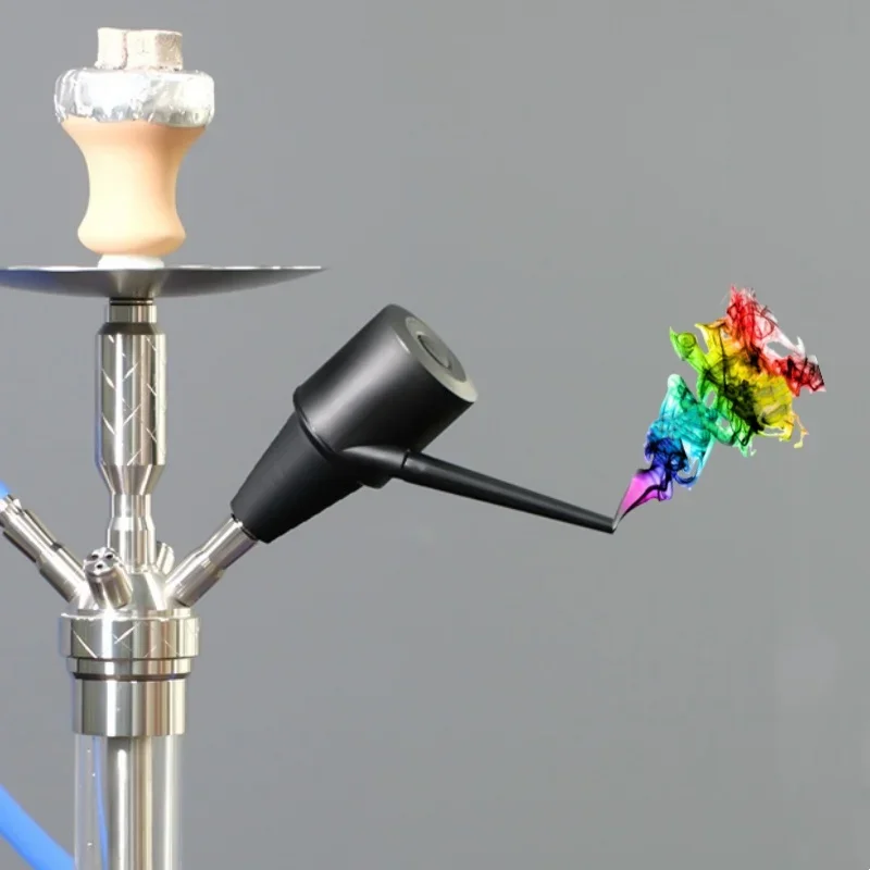 

Button Electric Hookah Blower Smoking Machine Type-C Charging Smoke Suction Shisha Pump for Chicha Sheesha Water Pipe Accessorie