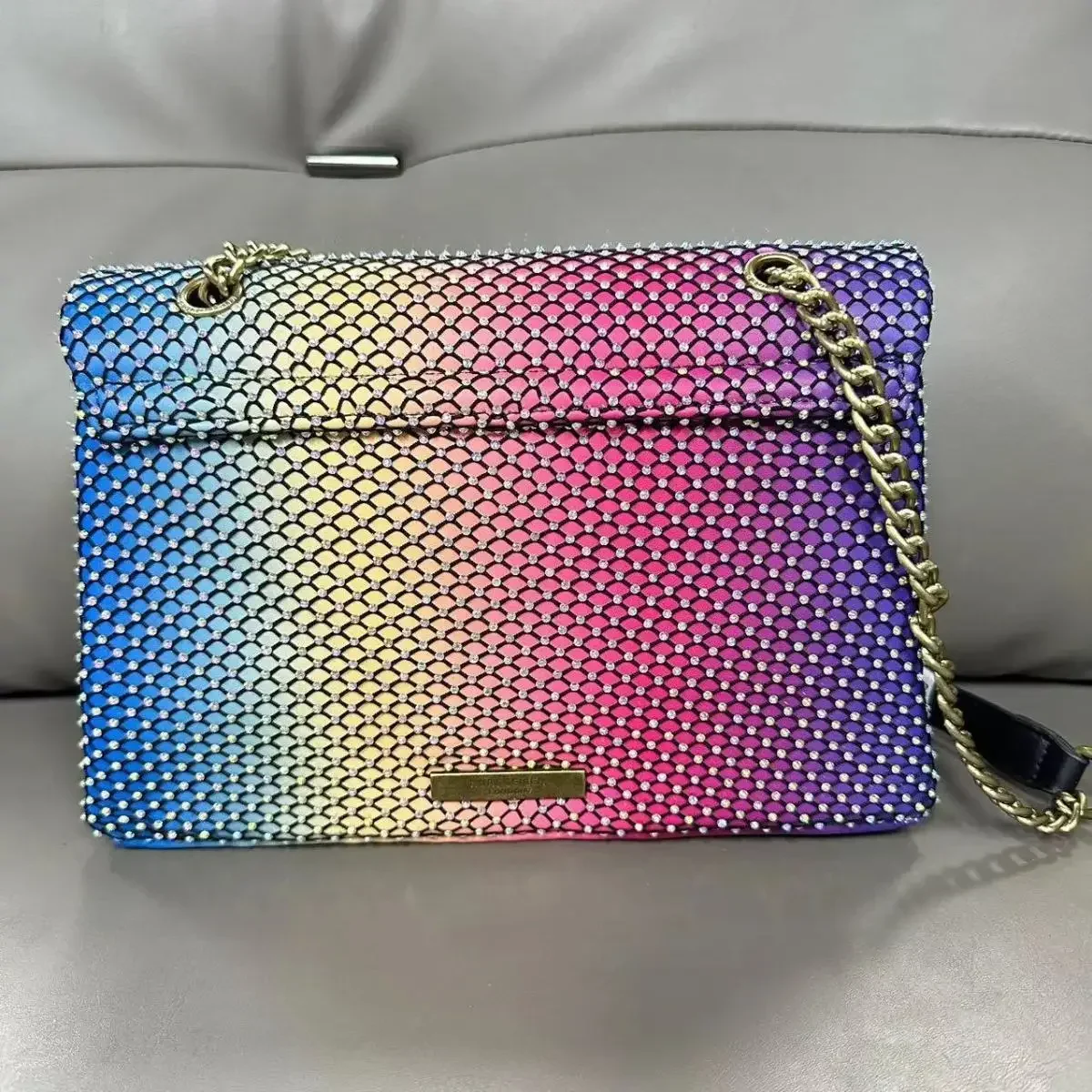 KURT GEIGER LONDON 2024 dinner bag single shoulder crossbody chain fashion all-match women's bag FlashHand Bags Luxury