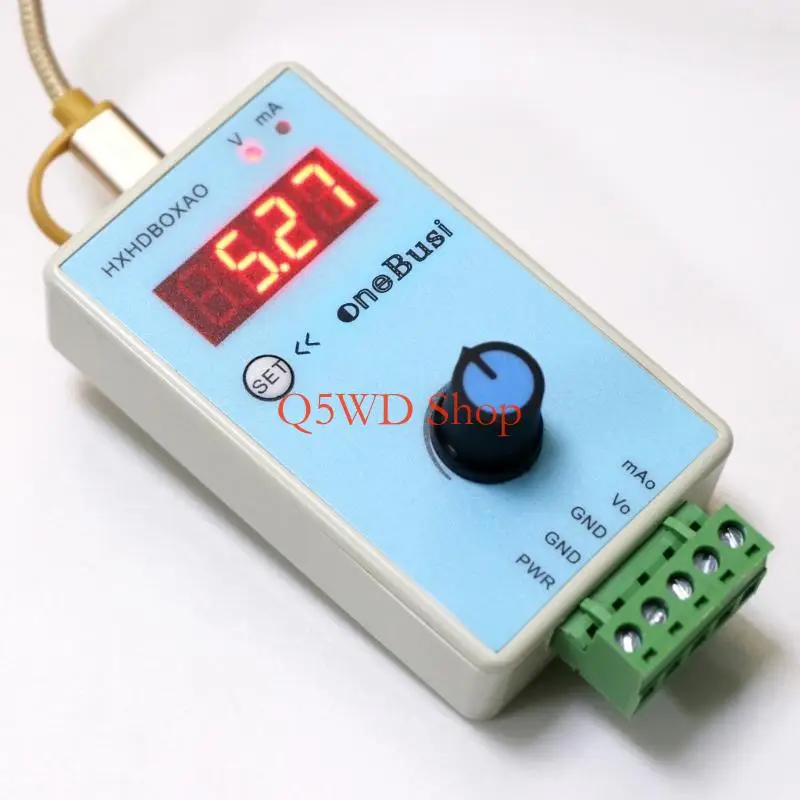 Q5WD Portable Generator Analog Simulator Adjustable Handheld A for Key Switch 0-10V / 2-10V 0-20mA / 4-20mA High Preci