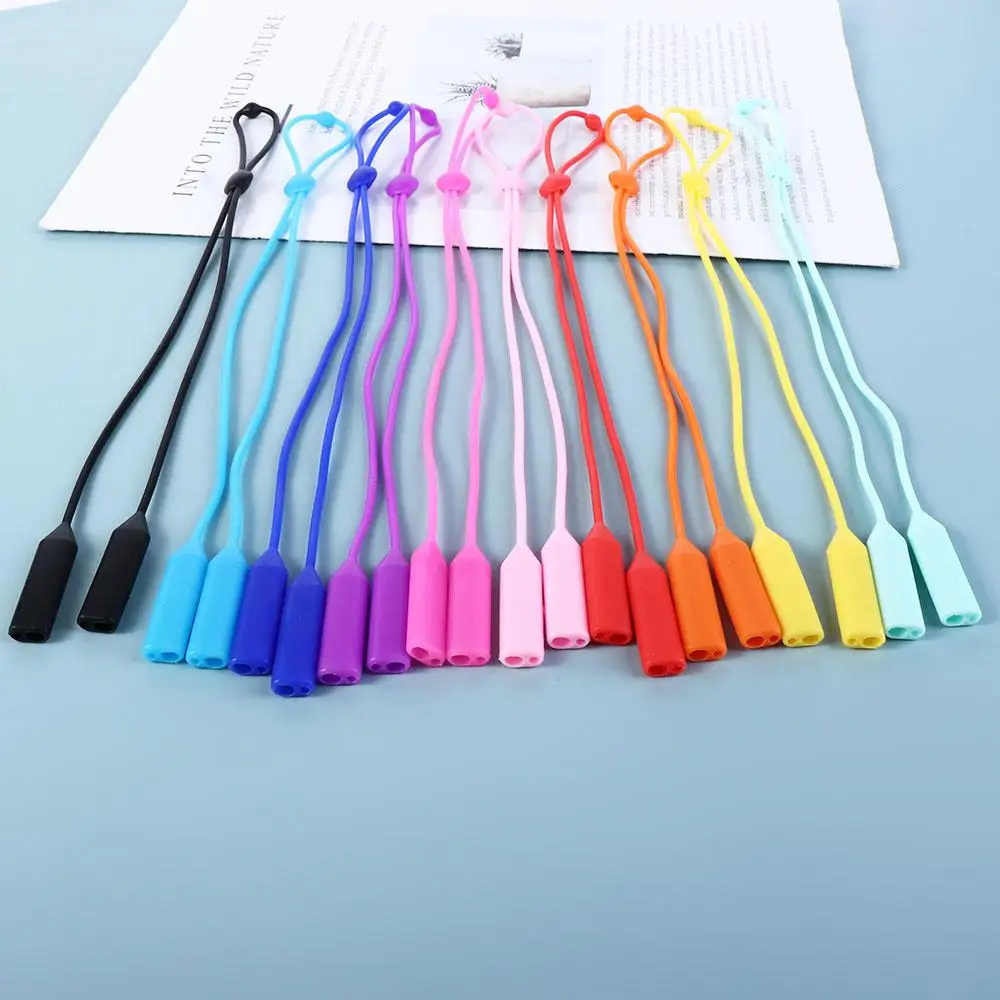 Cadena antipérdida para personas mayores, correas de sujeción, cordón de silicona para gafas, soportes de cordón, cadena para gafas, correas para gafas