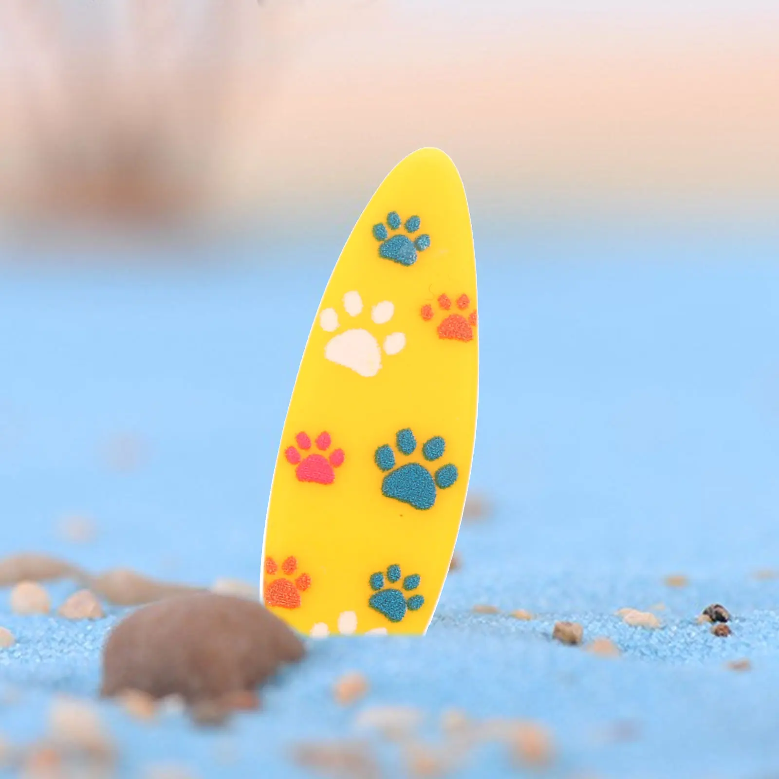 

20pcs Resin Model Beach Theme Miniature Miniature Surfboard Seaside Figure Home Decor Nautical Items