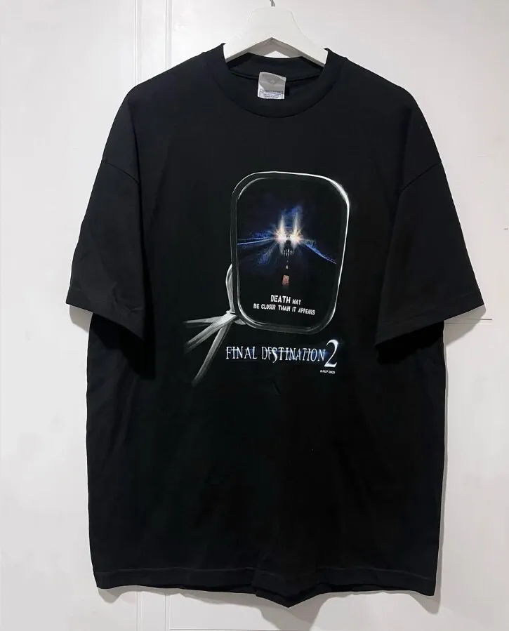الوجهة النهائية Vintage Tee Fans Gift DTG Reprint Size S-4XL