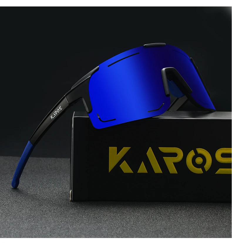 KAROS Unisex Leichte UV400 Sportbrille Anti-UV Wander- und Radfahrbrille mit Komplettem Verpackungsset YZ2032 – Detail 17