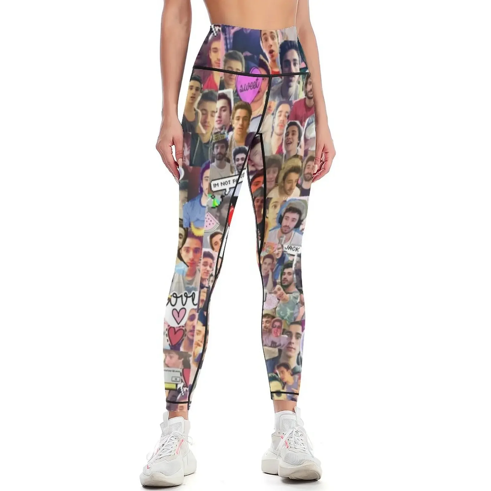 

AJR Jack Collage Leggings Fitness's gym clothes high waist Women sports gym's sportswear Womens Leggings