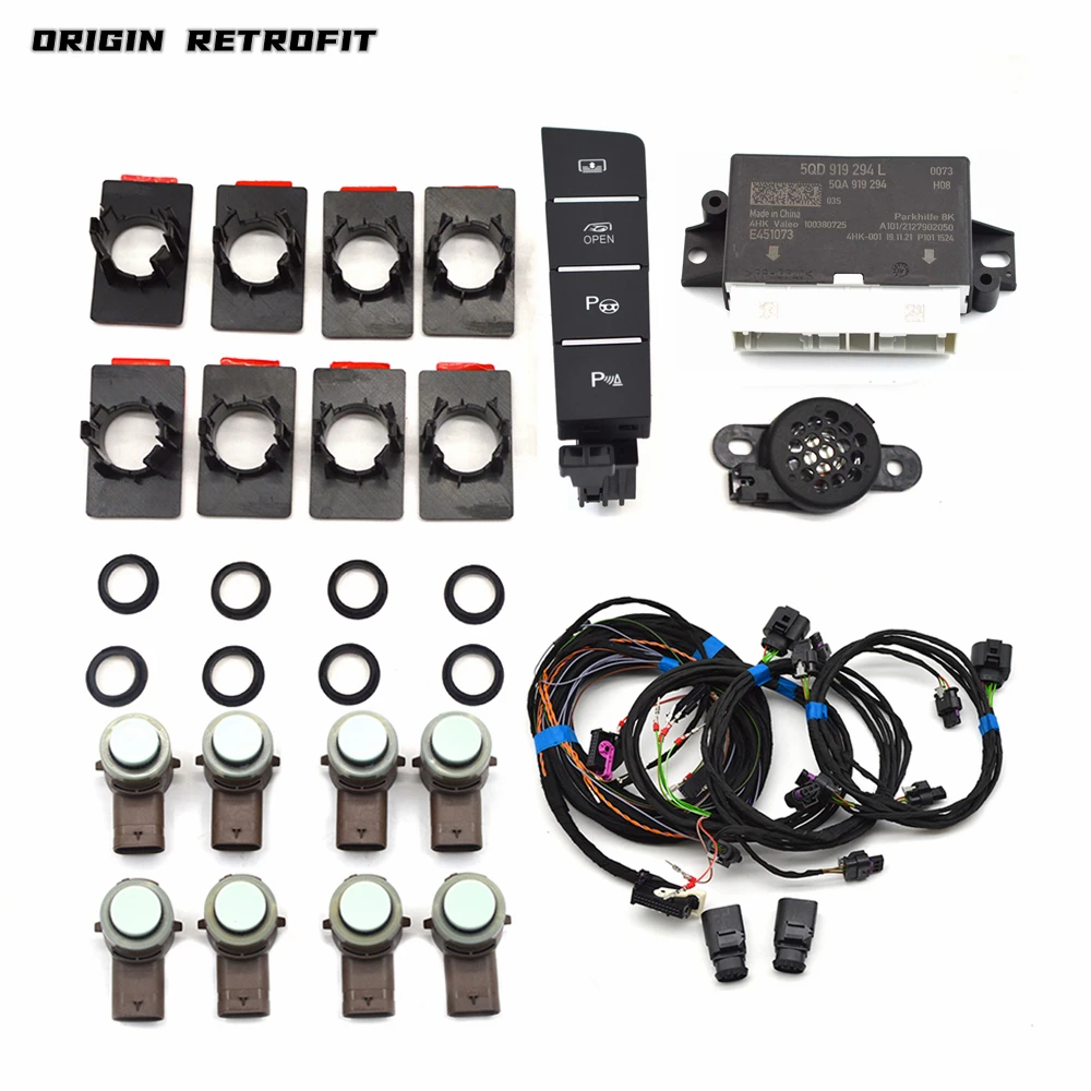 

0 upgrade to 8 PDC parking radar kit parking assist for 2021 Jetta