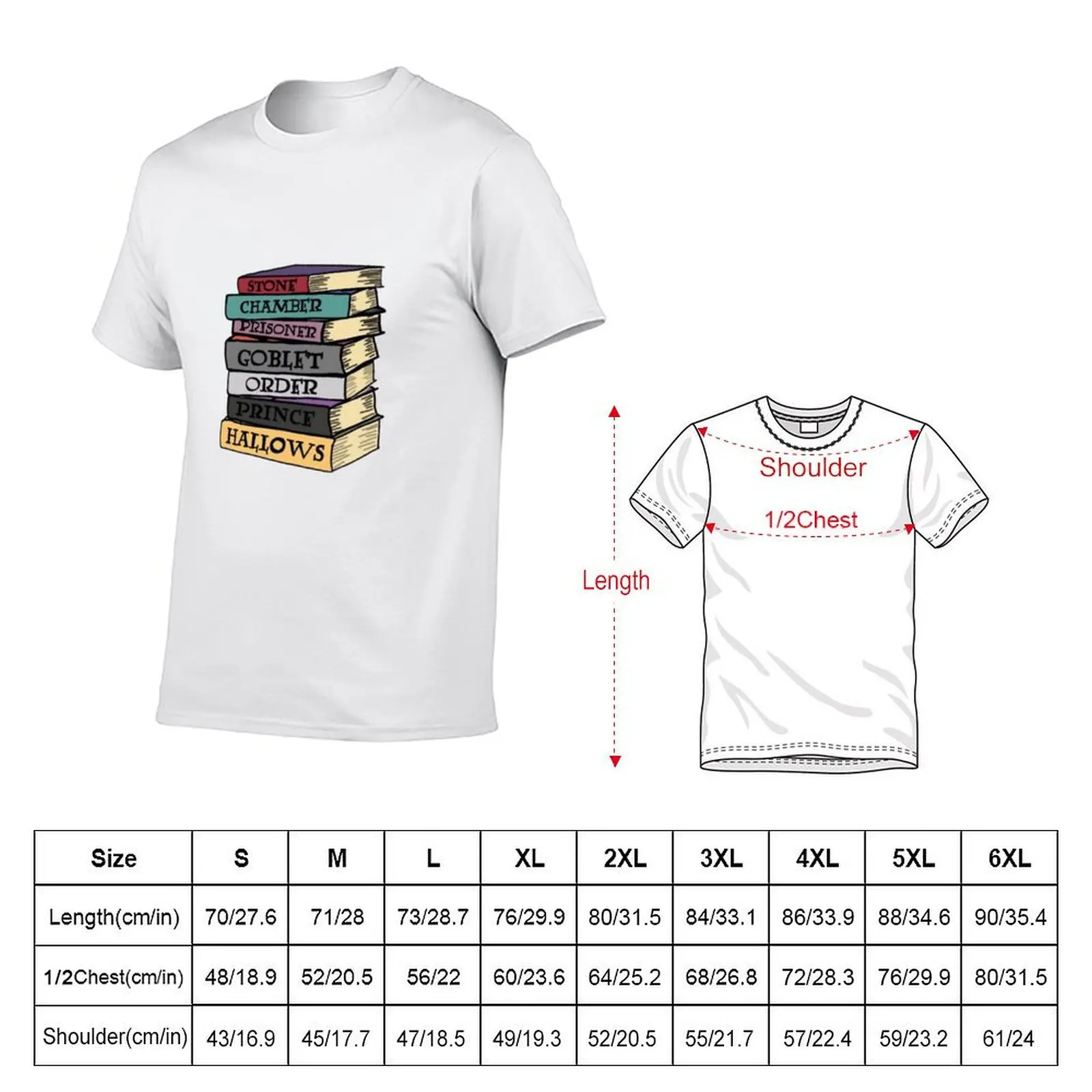 Potter books T-Shirt quick drying funny costumes mens shirts graphic tee