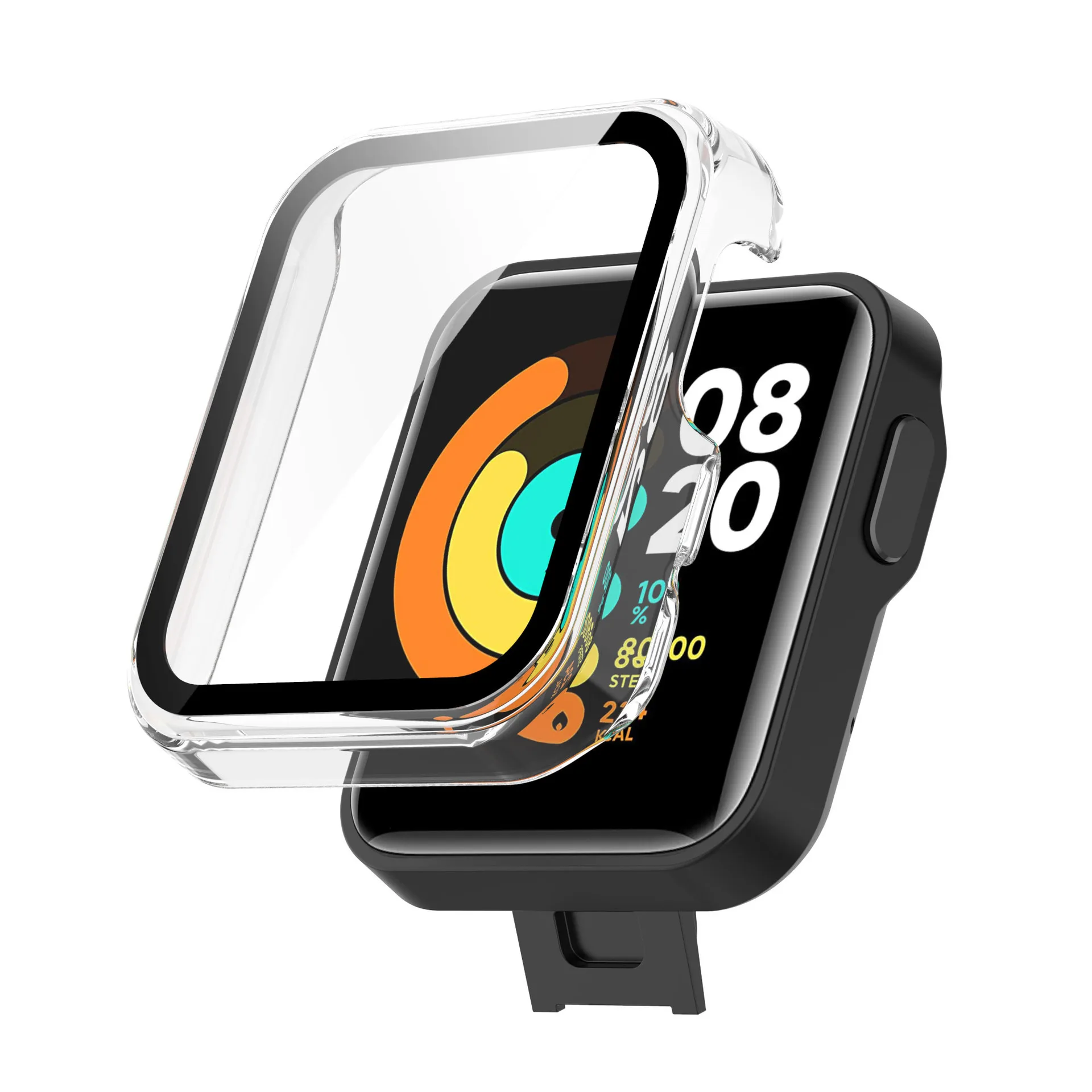 Plated All-inclusive Case Suit for Xiaomi Mi Watch Lite and Redmi Watch1 Electroplated Protective Case