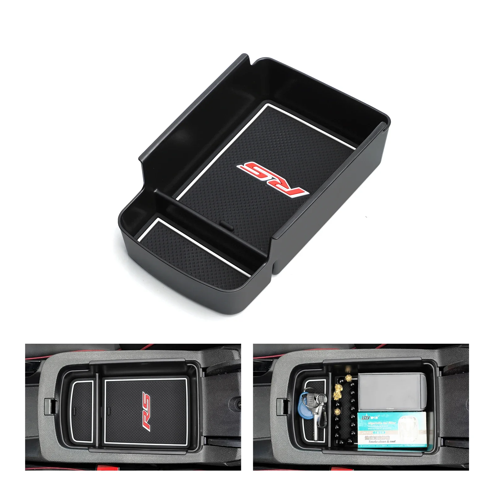 

for Chevy Chevrolet Trax RS 2024 2025 Center Console Storage Armrest Box Tray Interior Tidying Accessories