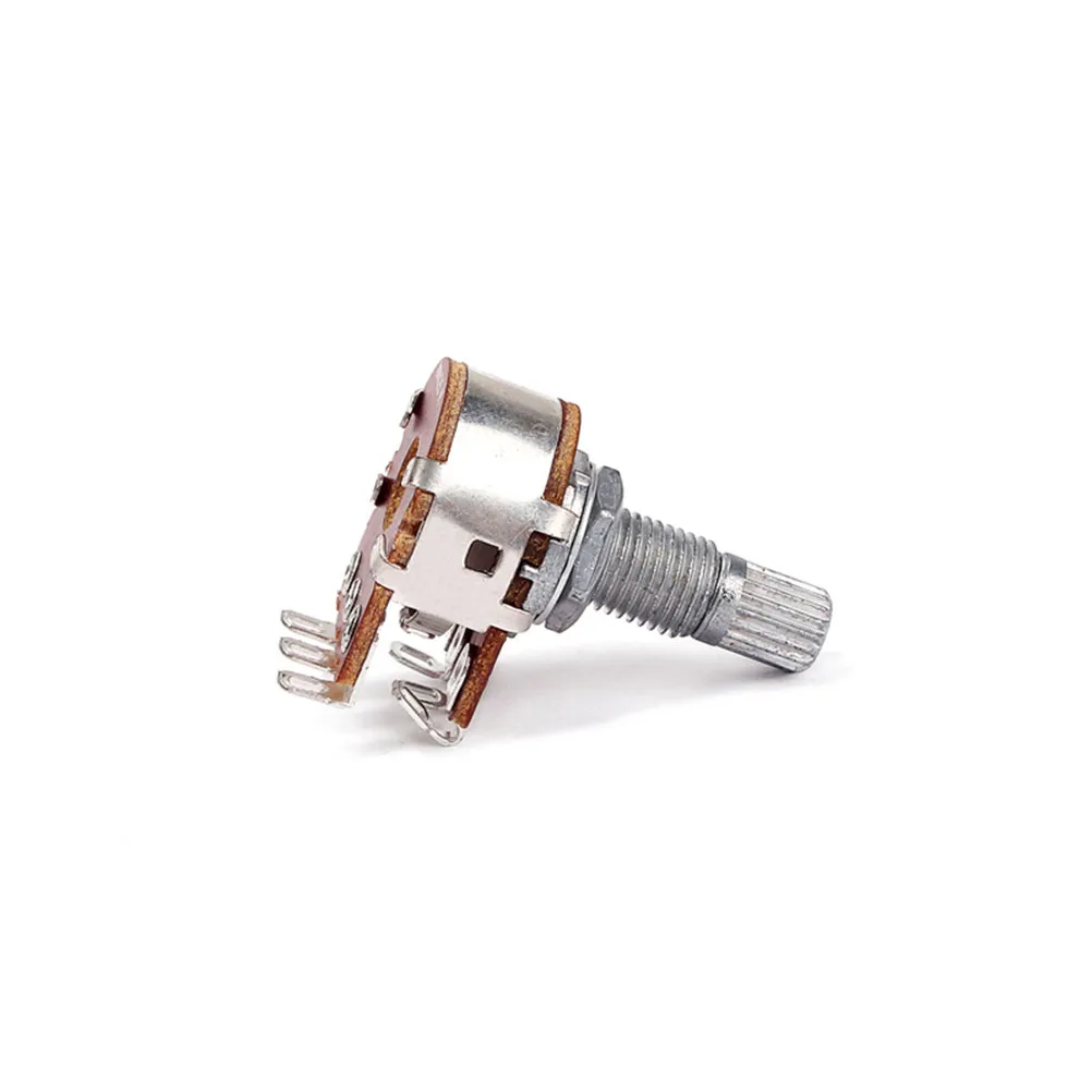 Mn100k 100K Ohm Dual Deck Guitar Tone Potentiometer Audio Log Linear Taper Volume Control Pot for Amps Electric Guitars Split