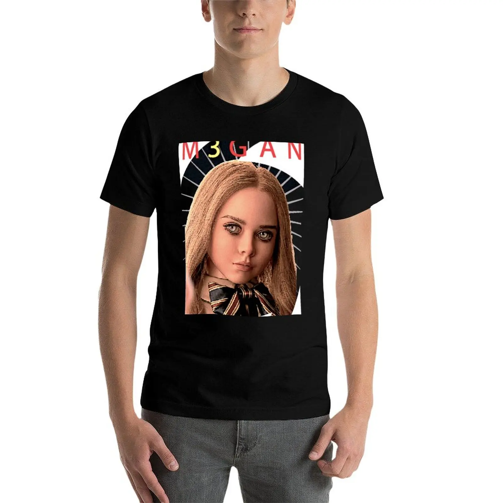 

M3GAN MEGAN MOVIE DOLL T-Shirt man t shirt luxury man t shirts graphic funny t shirts cotton T-Shirt
