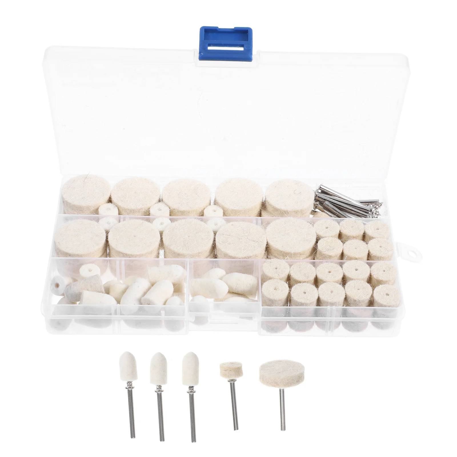 1Set Polishing Buffing Wheel Set Stainless Steel Wool Rotary Tool Kit Versatile Jewelry Polishing Wheels Accessories