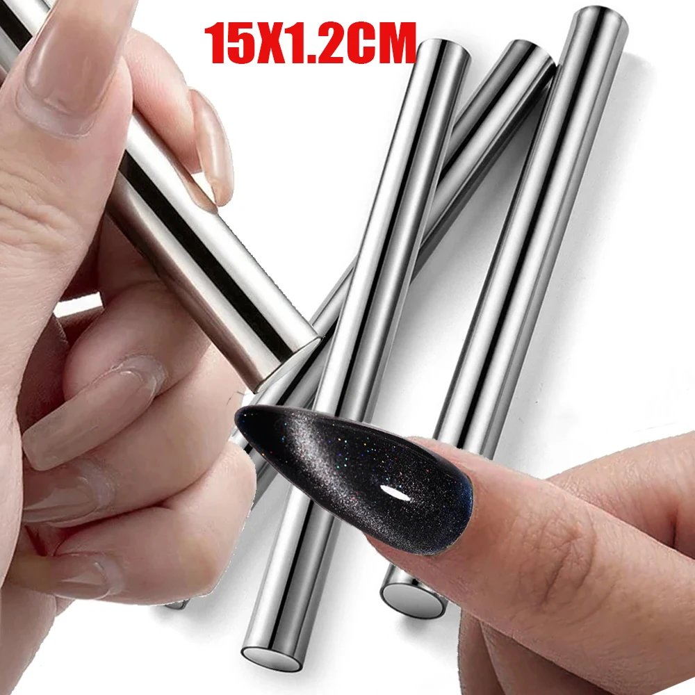 15cm Super-Long Magnet Cat Eyes Gel Stick Super-Strong Thick Strip Magnet Gel Nail Tool Multi-Function 9D Cat Eye Gel Magnet Pen