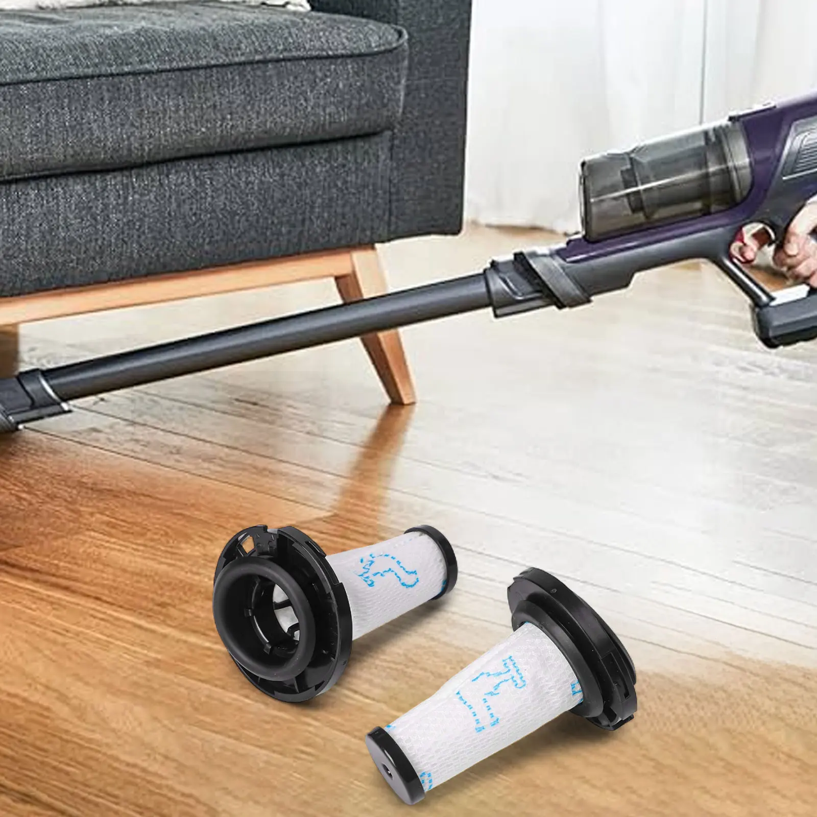 2pcs Washable Filters For X-Pert 7.60 RH6A35WO RH6A39WO RH6A31WO RH6A33WO Vacuum Cleaner Home Appliance Accessories