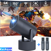 KaiAqua 4K Android 11 Projector Native 1080P 390ANSI HT5 Pro Dual Wifi6 BT5.0 1920*1080P Cinema portable Projetor HY300 upgrated