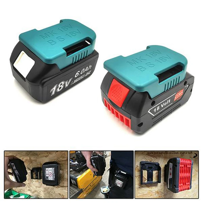 Hot 8Pcs Battery Storage Rack Battery Holder Case For Makita 18V Fixing Devices