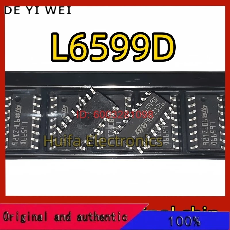 10 개/몫 100% 새로운 L6599 L6599D L6599DTR L6599AD L6599ADTR sop-16 칩셋 액정 전원 공급 장치 통합 칩