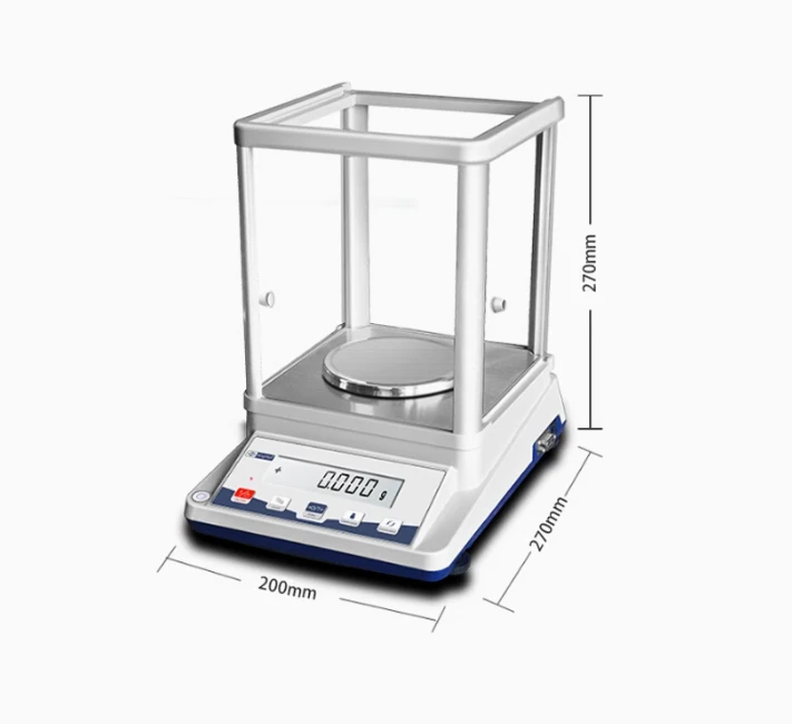 Digital Laboratory 110g 210g 310g  High Accuracy Chemical Lab Analytical Electronic Balance 304 Stainless Steel Plate