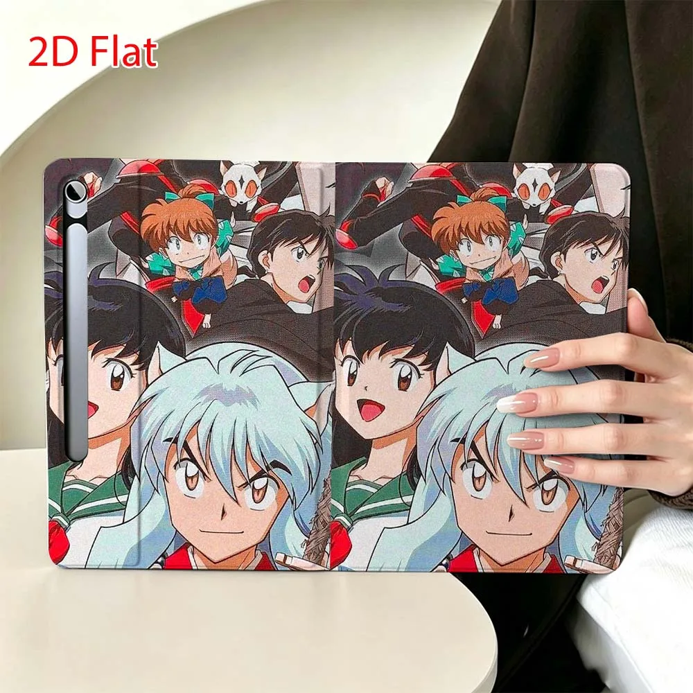 Inuyasha Anime For Samsung Galaxy Tab S11 S10 S9 S8 S7 S6 A9 A8 A11 Lite FE Plus Pen Tray Tablet Case Soft