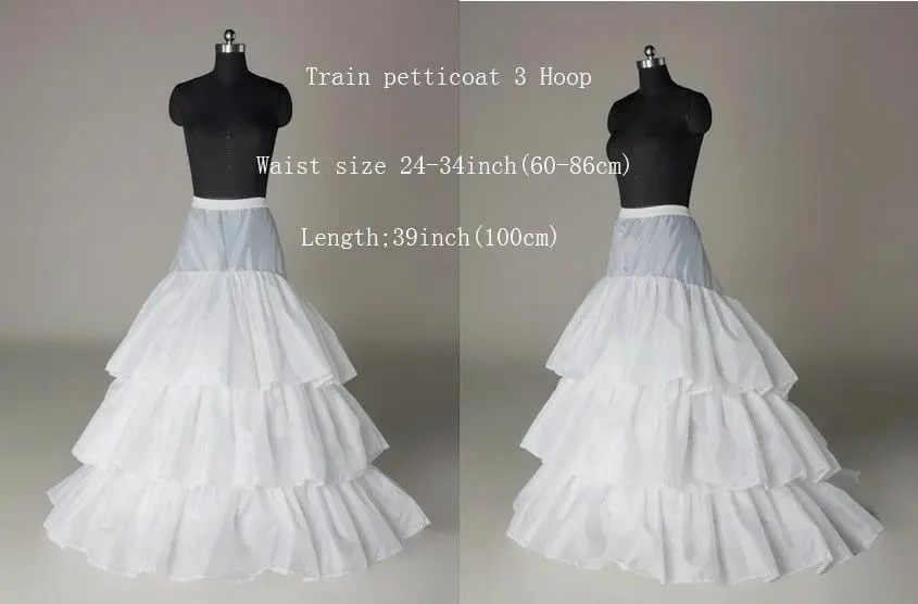 สีขาวเจ้าสาว Petticoat Crinoline Slips Underskirt สำหรับงานแต่งงานชุดแต่งงาน