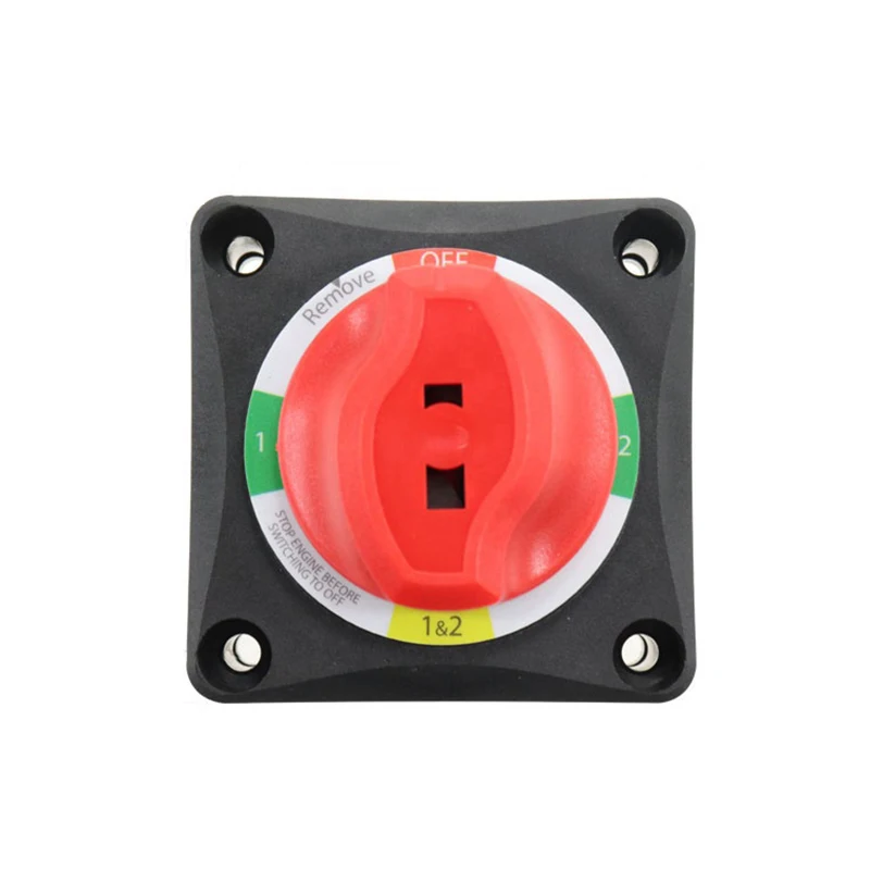 Dual Battery  Switch Main Disconnects Selector 300A Cut Off Battery Switch for Dual Battery System