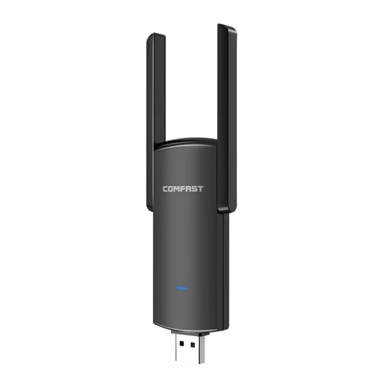 

Comfast 924AC USB3.0 1300Mbps Dual Band Dual Antenna Wireless Wifi Adapter Network- Card PC Wifi Receiver