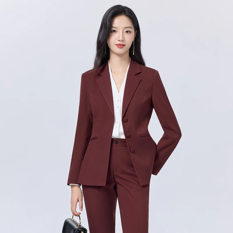

Formal Pantsuits for Women Business Suits Office Professional Work Wear with Pants and Jackets Coat Career Interview Blazers