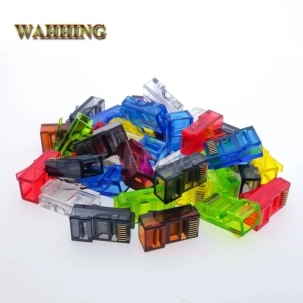 

Colorful CAT5 CAT5e RJ45 Connector RJ45 Modular Plugs Network Ethernet Cable Plug RJ45 Connectors HY1544