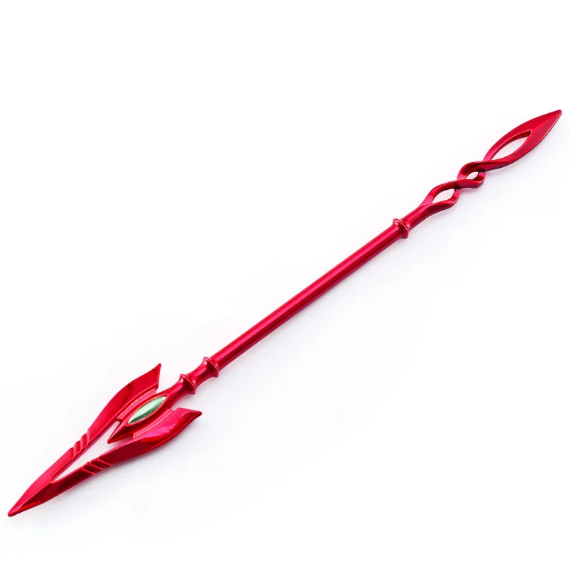 Evangelion Anime Cassius\' Gun Action Figure Model Metal Ornaments Spear of Longinus 22cm Cartoon Keychain Accessories Toys Gift