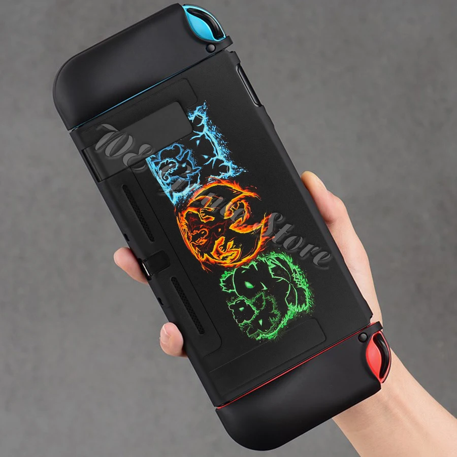 لطيف لينة أنيمي موضوع واقية الحال بالنسبة نينتندو سويتش وحدة التحكم و Joy-con شل الجلد نينتندو سويتش اكسسوارات 4 Joycon الغلاف