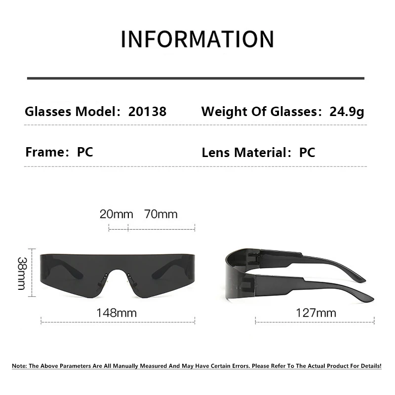 통합형 커플 Y2K 스트리트 포토그래피 오목형 불규칙 선글라스 인스 윈드 선글라스 20138