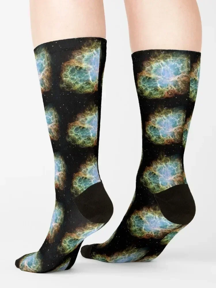 Crab Nebula Socks winter Novelties fashionable floor Men's Socks Luxury Women's