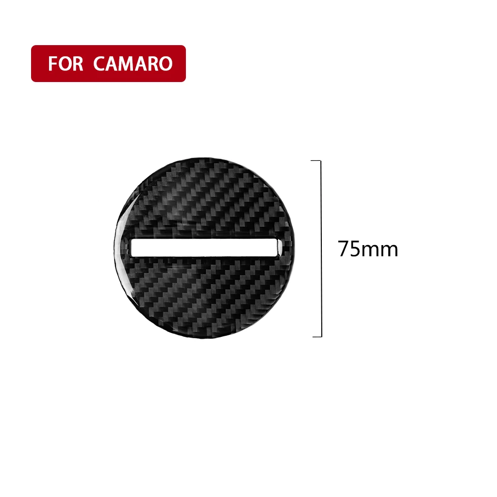 Steering Wheel Stickers For Chevrolet Camaro Accessories Universal Carbon Fiber Car Sticker Interior Accessoire Voiture