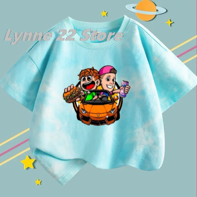 

Burgerpommes Short sleeved Icrimax Paulberger T shirt cotton Tops Kids Anime Boys/girls cotton Tees Fashion Tops Casual Clothing