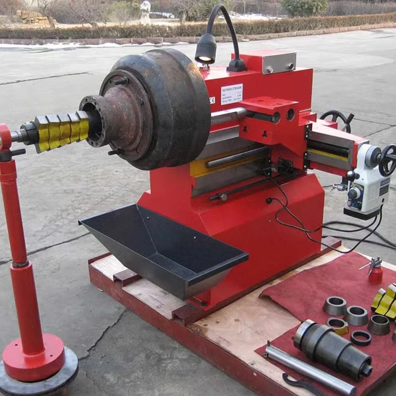 T8470 Brake drum boring machine 700mm powerful 1.5KW lathe brake disc repair equipment