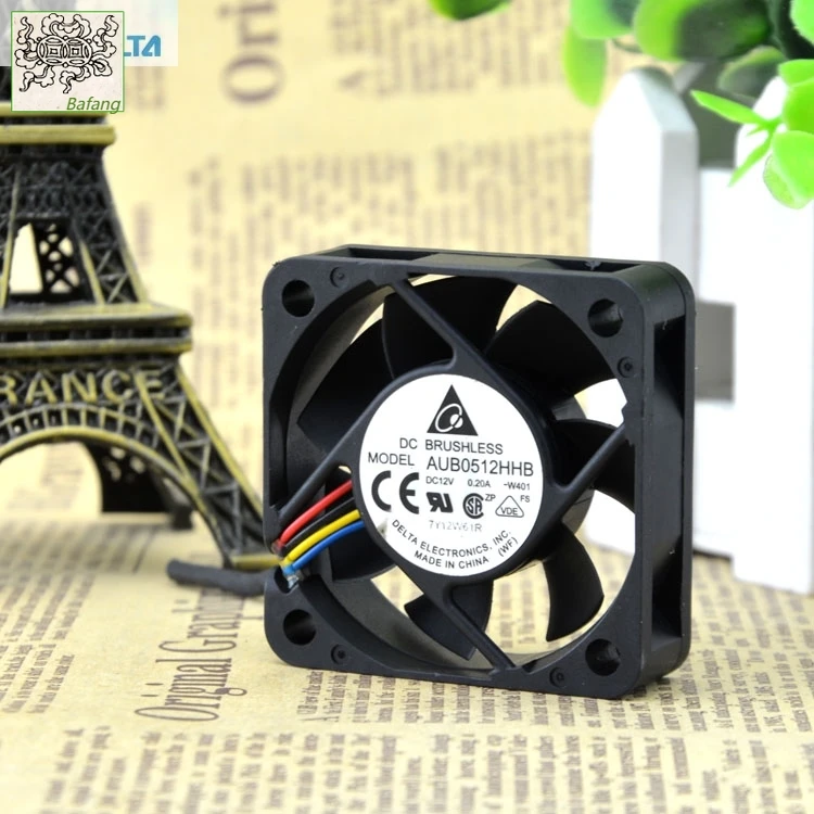 jinfengleng-デルタ用-2-個-aub0512hhb-dc12v-02a-w401-5cm-5015-サーバー冷却ファン-50x50x15mm-pwm-4pin