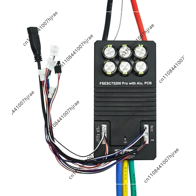 High Power VESC ESC 75200 Pro 200A 84V Aluminum PCB Combat Robot Surfboard AGV New Unit Part Accessory