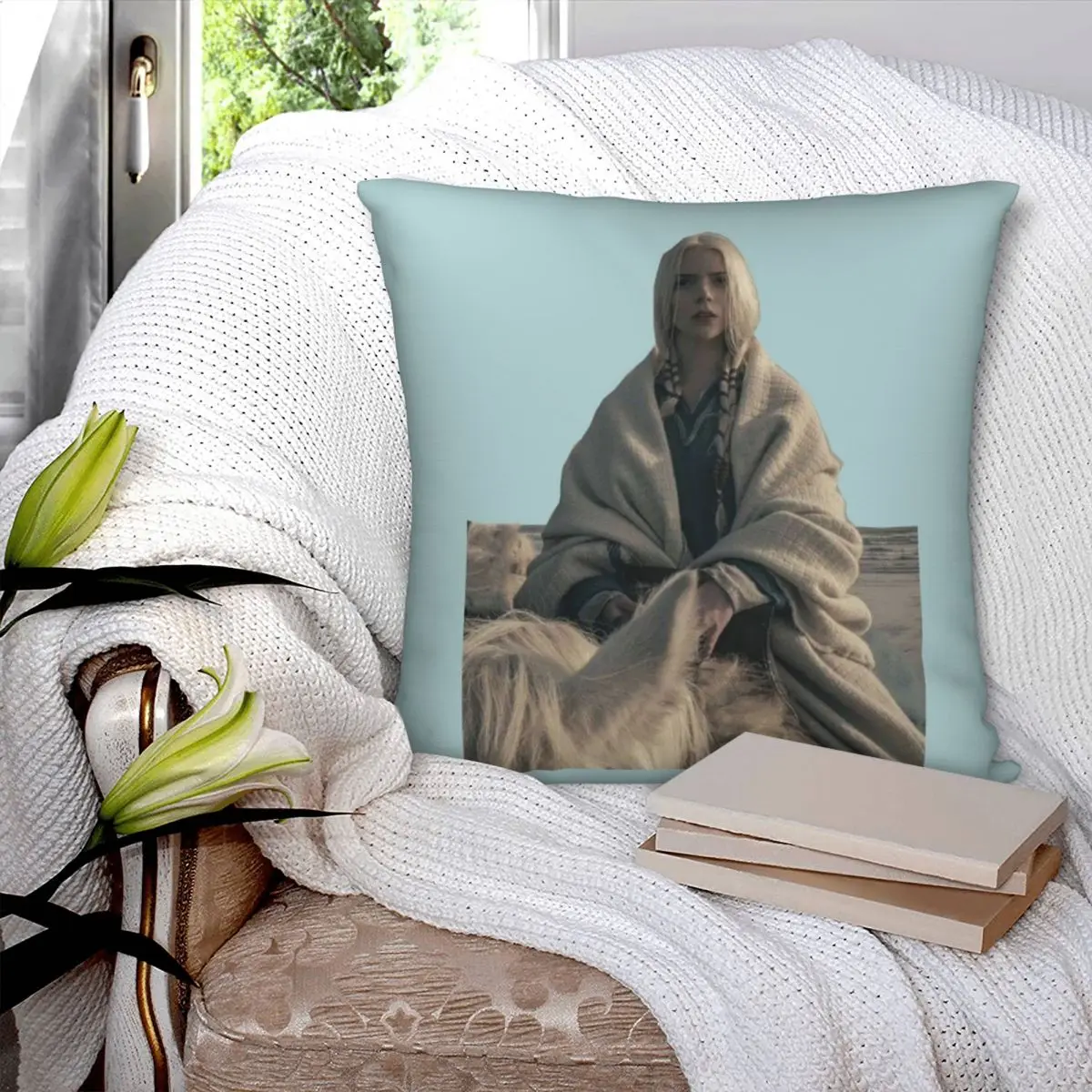 Olga The Slavic Sorceress Square Pillowcase Polyester Pillow Cover Velvet Cushion Decor Comfort Throw Pillow For Home Car