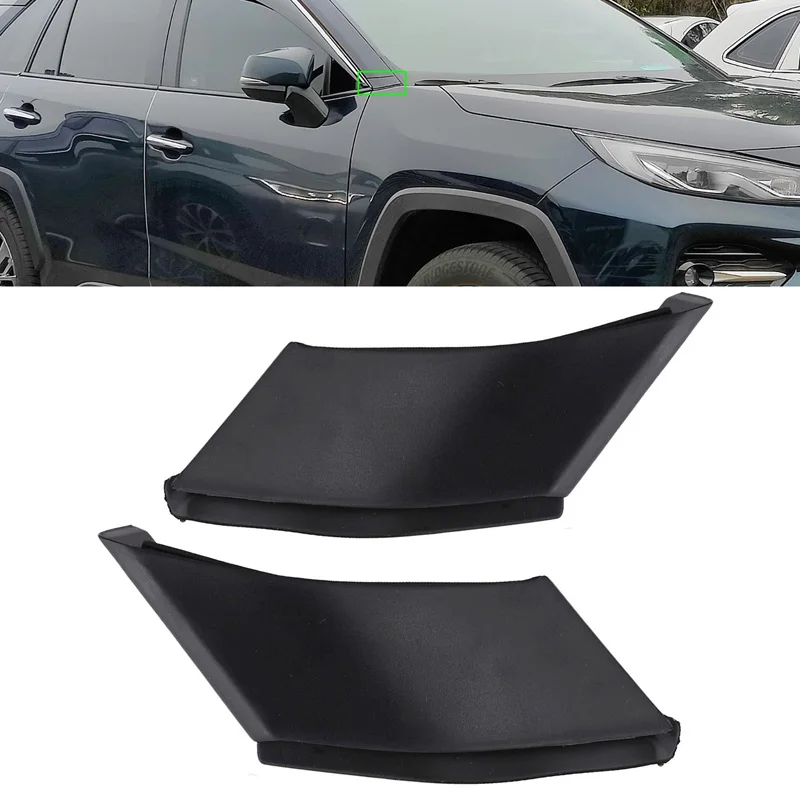 1/2pcs For Toyota RAV4 2019 2020 2021 2022 2023 2024 Car Front Side Door Window Pillar A Cover Trim Left/Right Decorative Panel