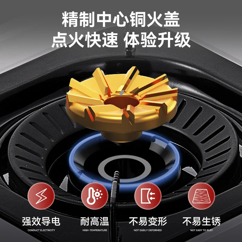 OPPEIN Газовая Плита Бытовая Настольная Плита Сжиженного Газа 5,2 КВт Горячая Двойная Газовая Плита