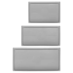 Fruit Tray Molds Silicone Resin Plate Moulds Rectangular Jewelry Dish Molds