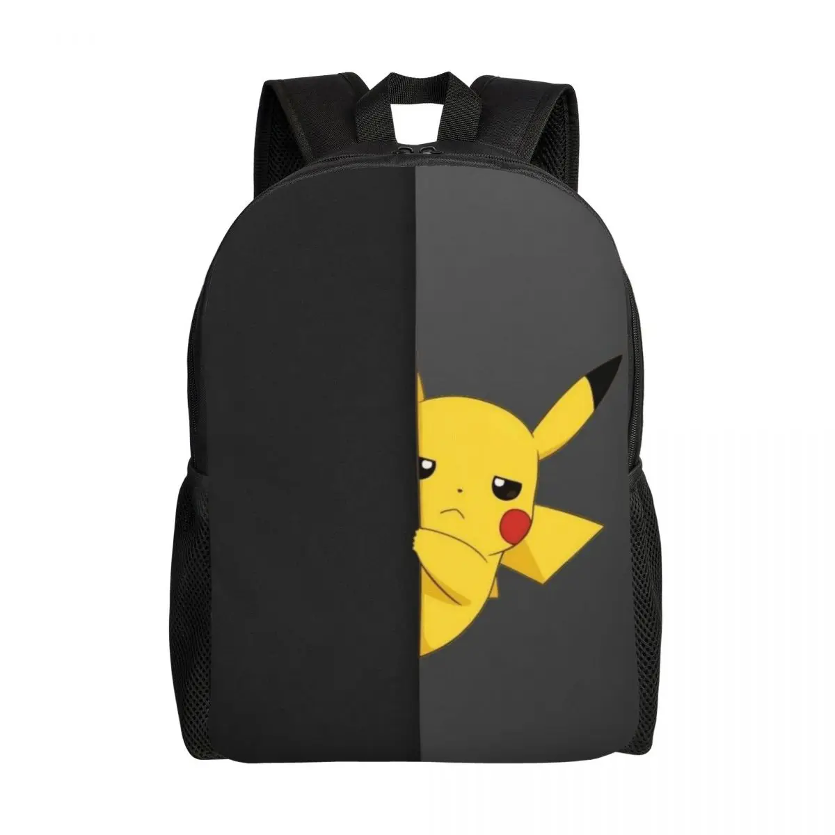 

Custom Bikachus Laptop Backpack Women Men Casual Bookbag for School College Students Series Video Games Bags