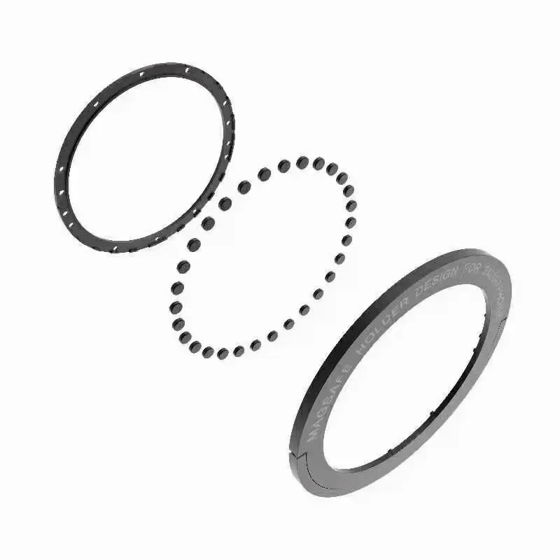 حامل هاتف معدني دائري لسطح المكتب المحمول ، حامل حلقة قابل للطي ، حامل سيارة قابل للدوران ، حامل لهاتف آيفون 14 ، شاومي ، هواوي ، سامسونج